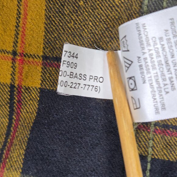 Red Head Brand Co Flannel Shirt L Plaid Button Up 100% Cotton Outdoor Workwear - Picture 11 of 13